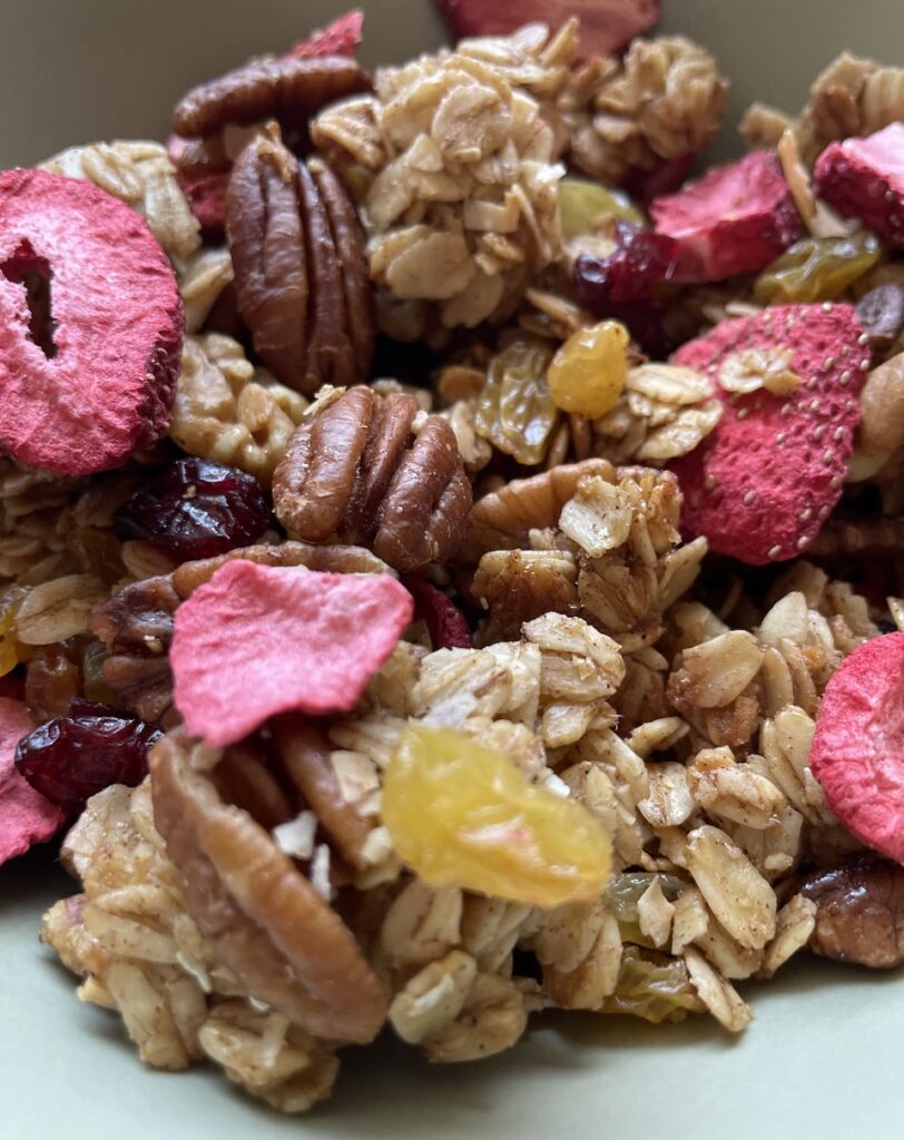 Strawberry Pecan Granola for Menu